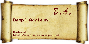 Dampf Adrienn névjegykártya